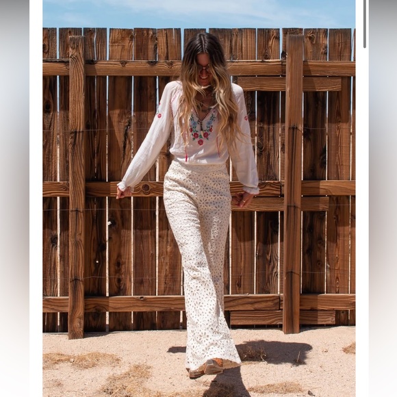 NWT Jen’s Pirate Booty Kesey Trousers flower power - Picture 5 of 10